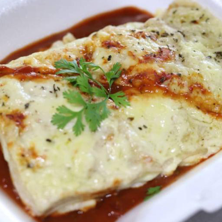 Lasagna de jamón