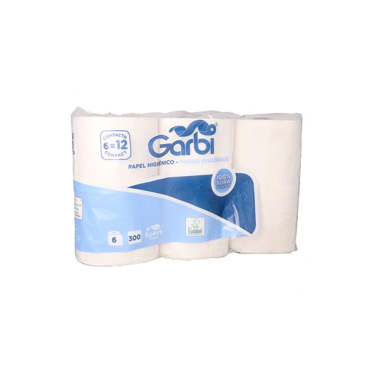Papel higiénico 2 capas - 6uni
