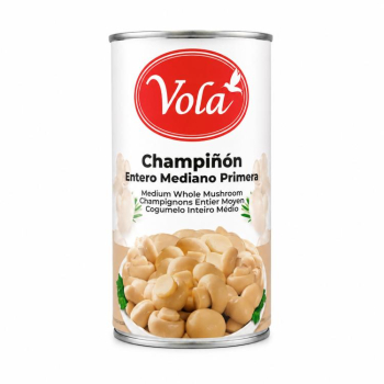 Champiñón entero vola lata 355 g