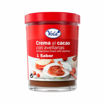 Crema cacao con avellanas 1 sabor vola 210 g